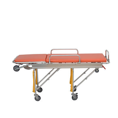 Zamówione Ambulans Składane nosze z kółkami Ambulans Łóżko nosze
