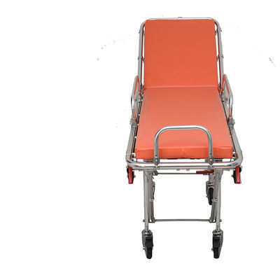Aluminiowy stop składany koło karetki typu noszenie pomarańczowe OEM do przenoszenia pacjenta