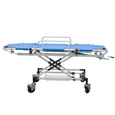 Błękitne aluminium ze stopu awaryjnego Ambulans Łóżko dla pierwszej pomocy